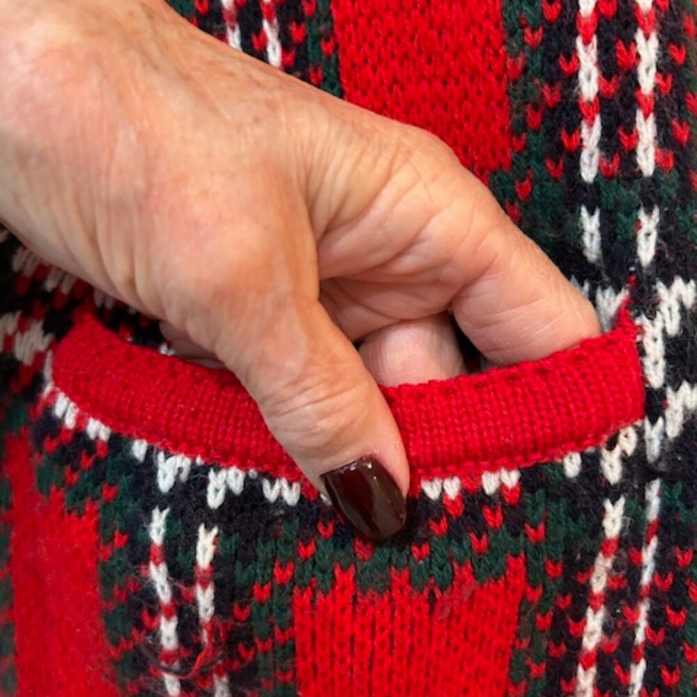 Festive Crystal-Kobe Petites Vintage Holiday Sweater- Size PSM - Picture 3 of 6
